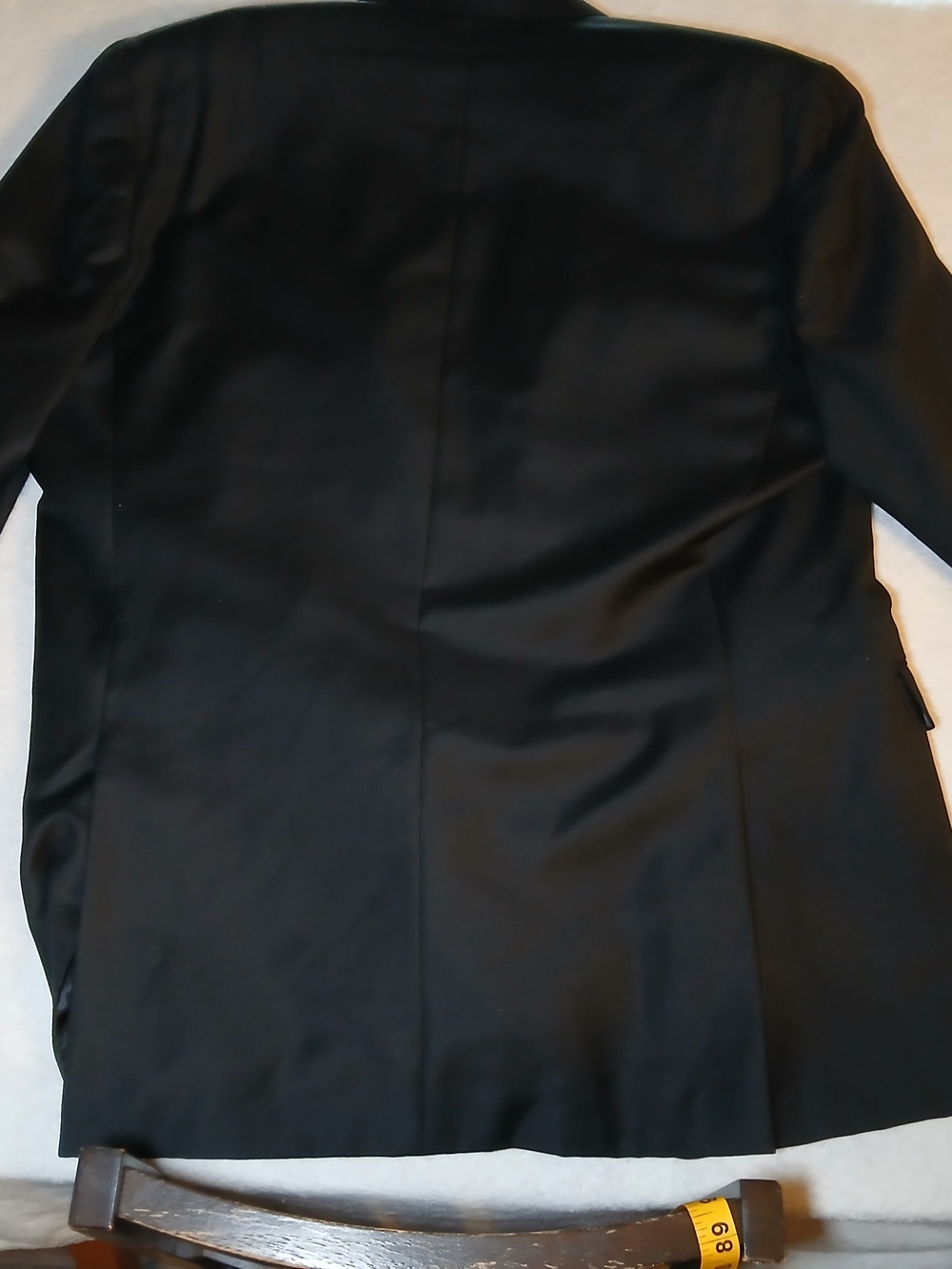 Calvin Klein Black Lined Jacket with Subtle Sheen - Picture 12 of 16